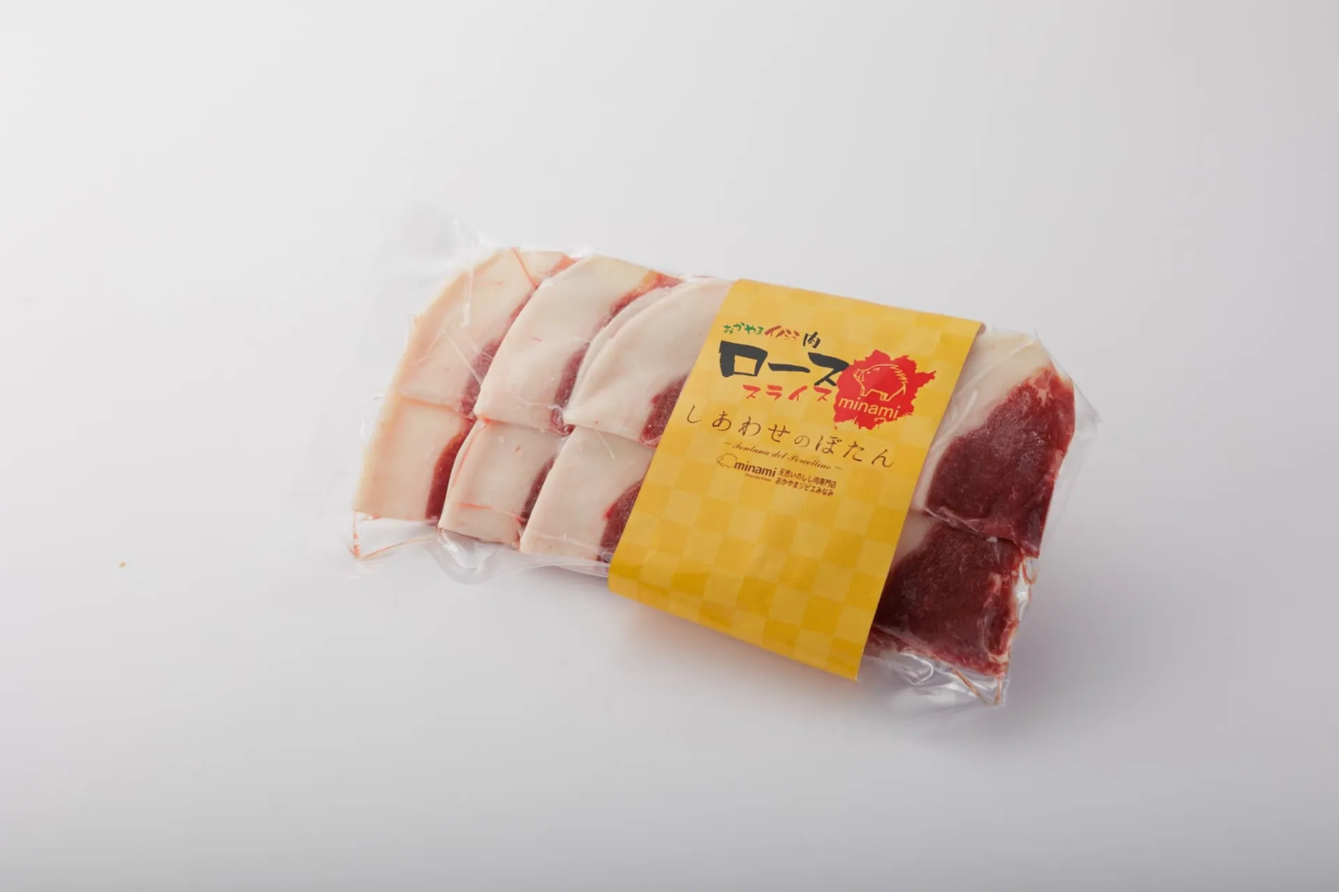 岡山県新見産イノシシ肉 ローススライス 100g